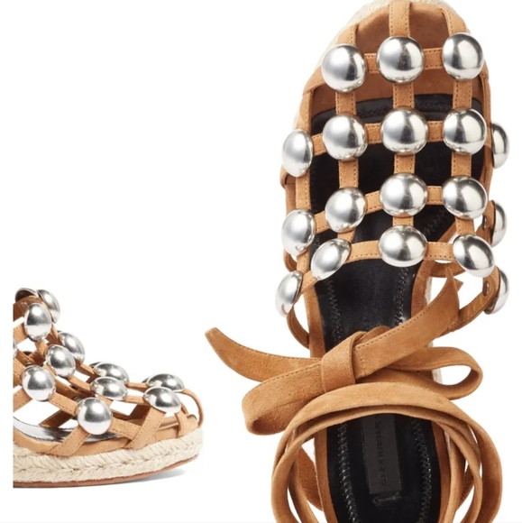 Alexander Wang Taylor Stud Wedge Sandal - Picture 2 of 8